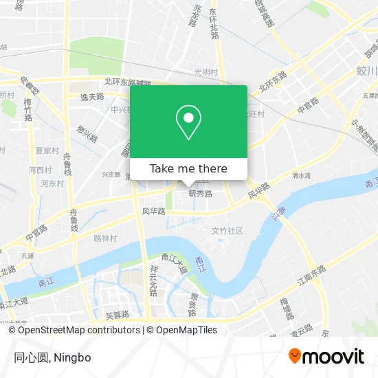 同心圆 map