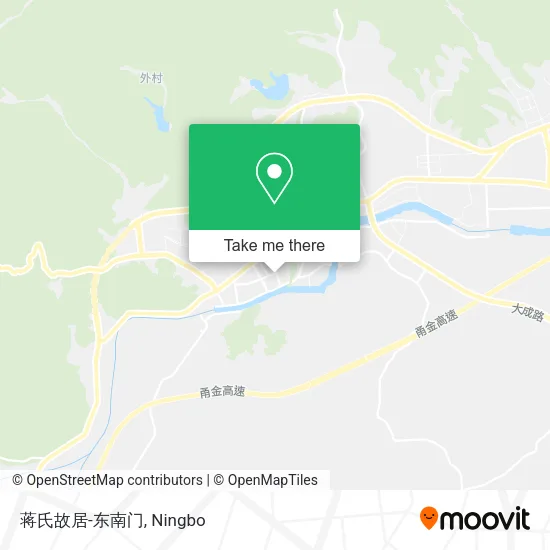 蒋氏故居-东南门 map