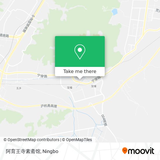阿育王寺素斋馆 map
