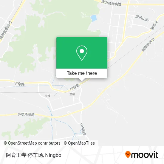 阿育王寺-停车场 map