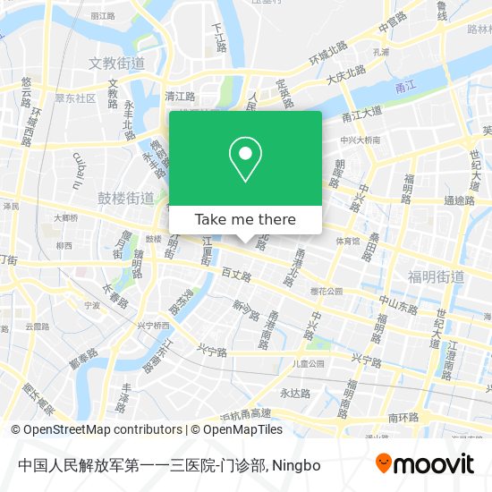 中国人民解放军第一一三医院-门诊部 map