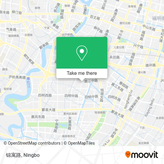锦寓路 map
