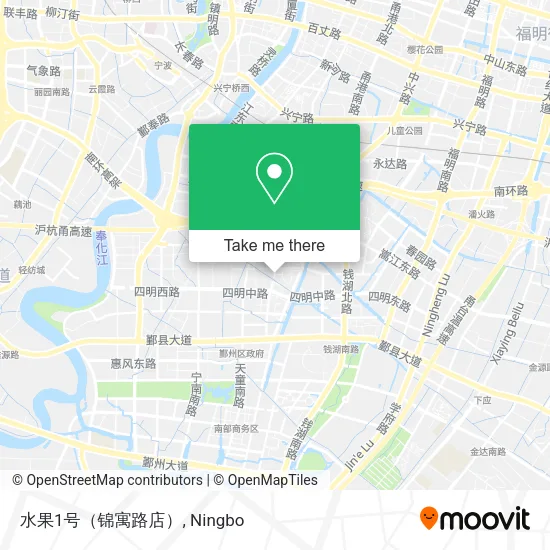 水果1号（锦寓路店） map