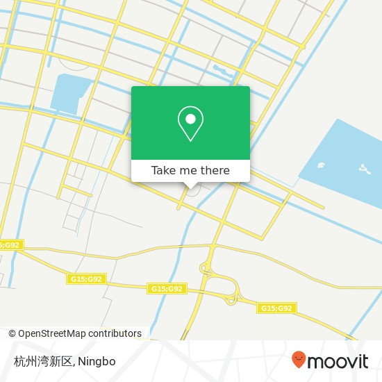 杭州湾新区 map