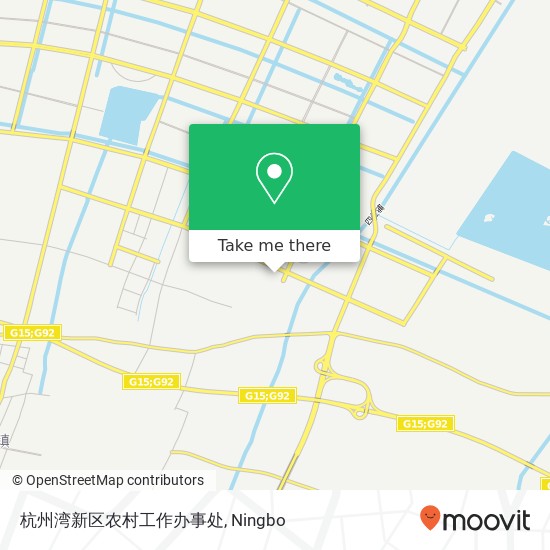 杭州湾新区农村工作办事处 map
