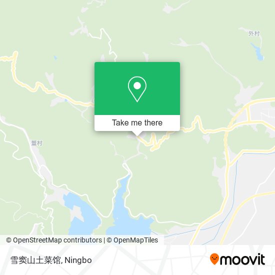 雪窦山土菜馆 map