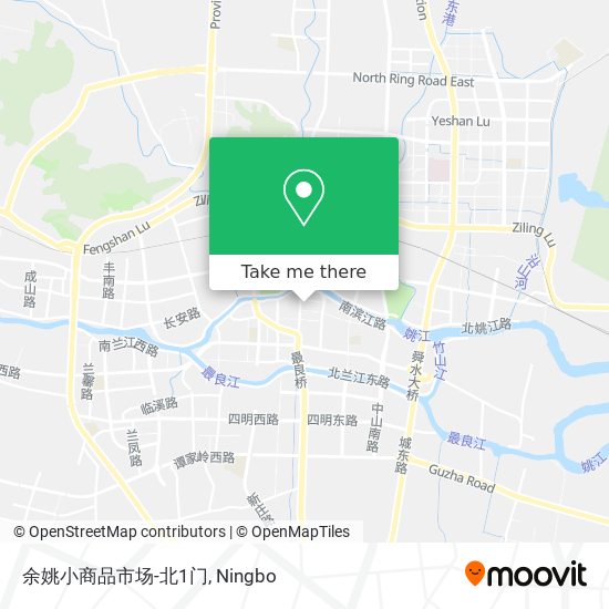 余姚小商品市场-北1门 map