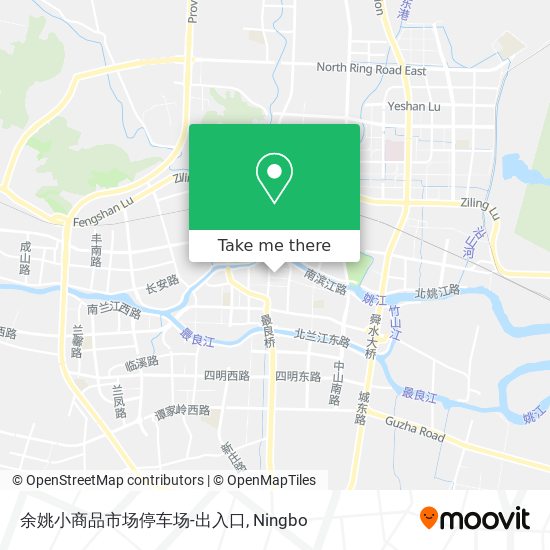 余姚小商品市场停车场-出入口 map