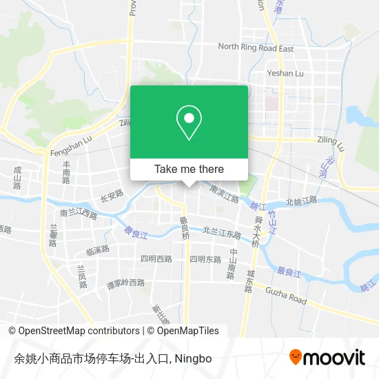 余姚小商品市场停车场-出入口 map