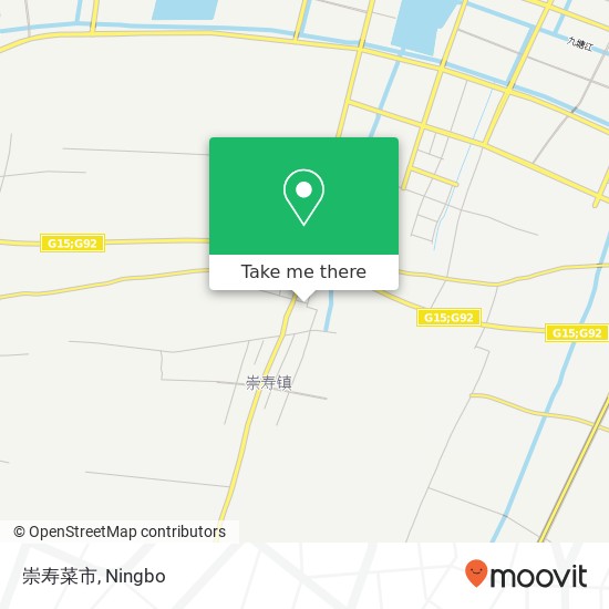崇寿菜市 map