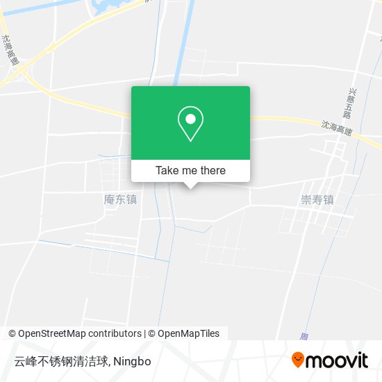 云峰不锈钢清洁球 map