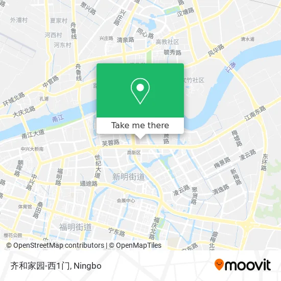 齐和家园-西1门 map