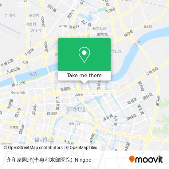 齐和家园北(李惠利东部医院) map