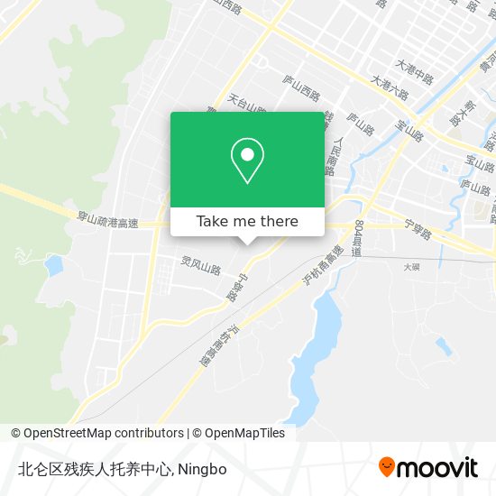 北仑区残疾人托养中心 map