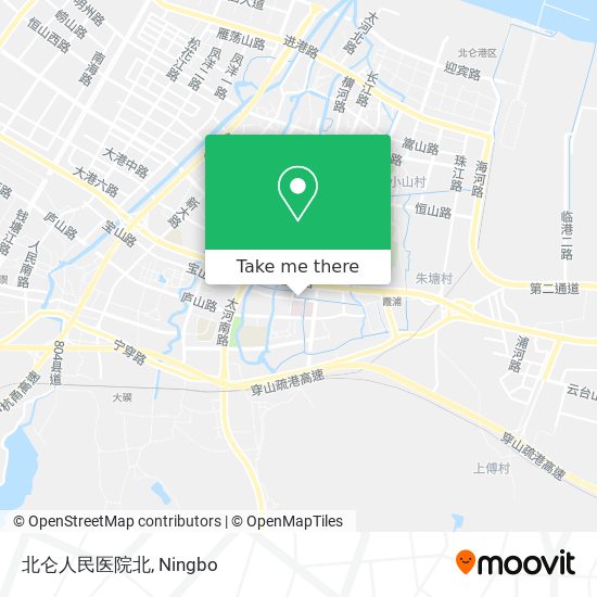 北仑人民医院北 map