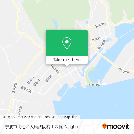 宁波市北仑区人民法院梅山法庭 map