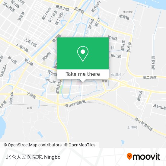 北仑人民医院东 map