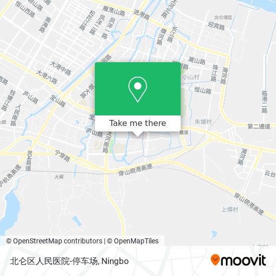 北仑区人民医院-停车场 map