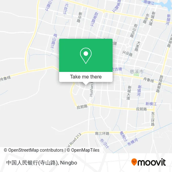 中国人民银行(寺山路) map
