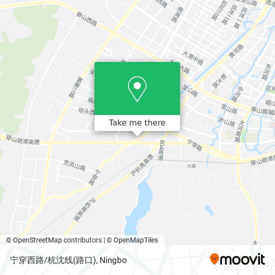 宁穿西路/杭沈线(路口) map
