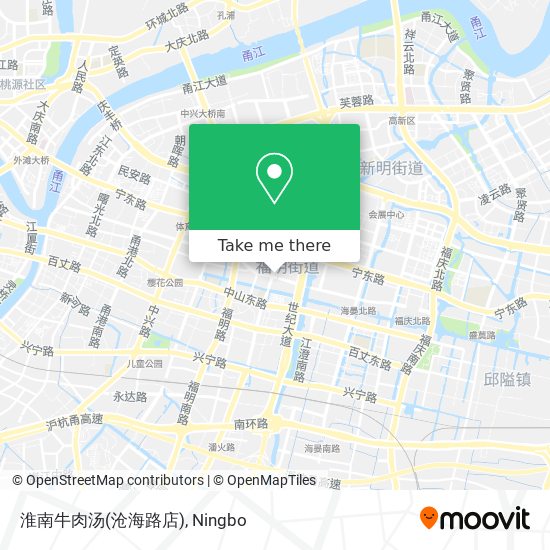 淮南牛肉汤(沧海路店) map