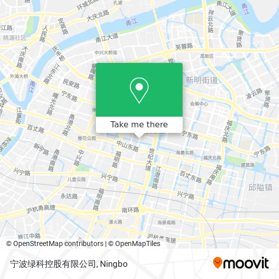 宁波绿科控股有限公司 map