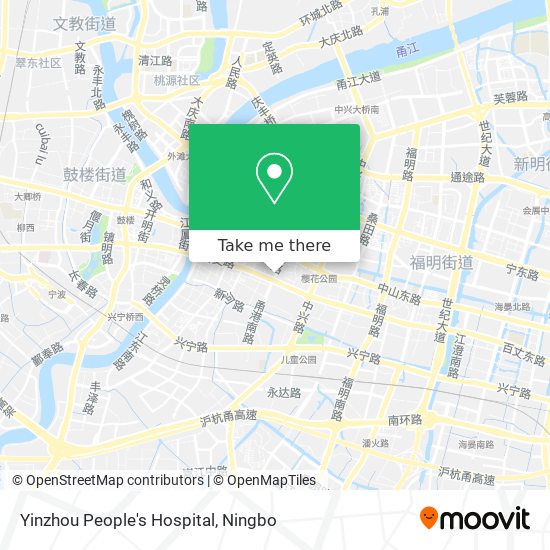 Yinzhou People's Hospital map