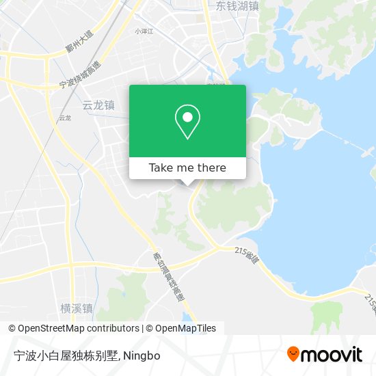 宁波小白屋独栋别墅 map