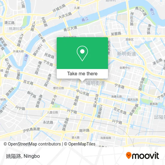 姚隘路 map