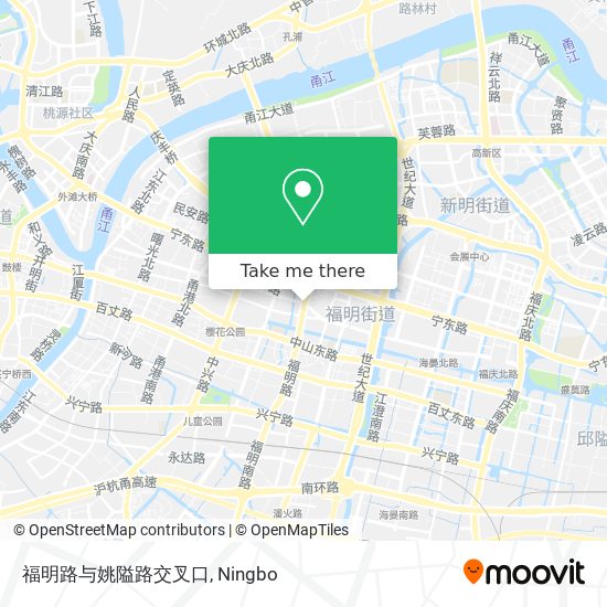 福明路与姚隘路交叉口 map