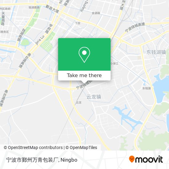 宁波市鄞州万青包装厂 map