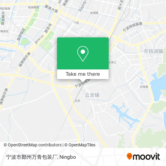 宁波市鄞州万青包装厂 map