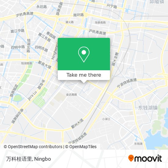 万科桂语里 map