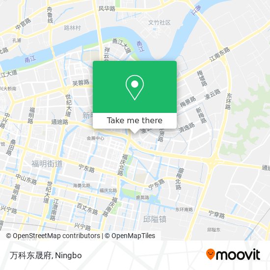 万科东晟府 map