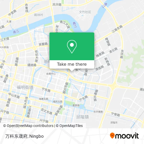 万科东晟府 map