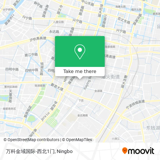 万科金域国际-西北1门 map