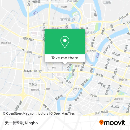 天一街5号 map