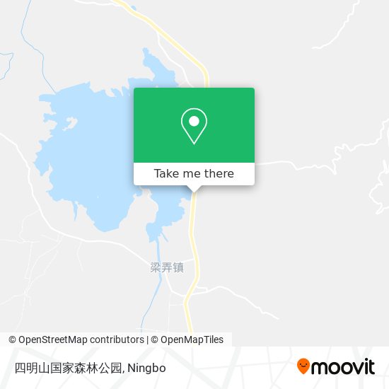 四明山国家森林公园 map