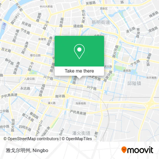 雅戈尔明州 map