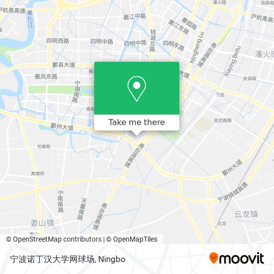 宁波诺丁汉大学网球场 map