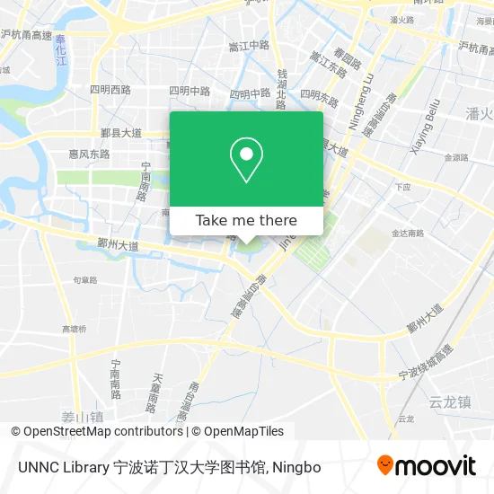 UNNC Library 宁波诺丁汉大学图书馆 map