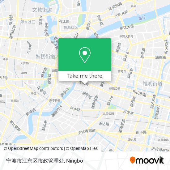 宁波市江东区市政管理处 map