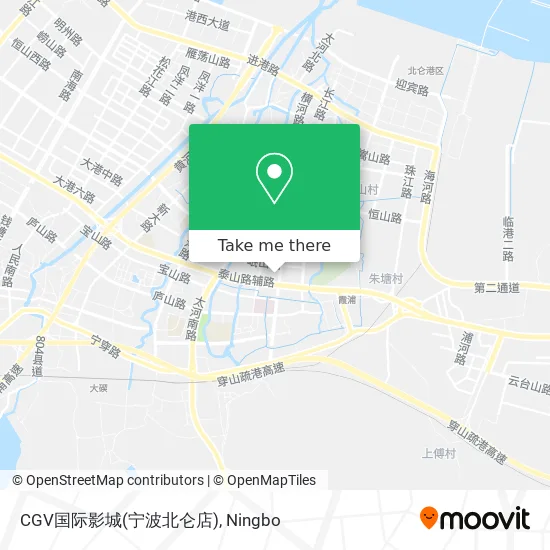 CGV国际影城(宁波北仑店) map