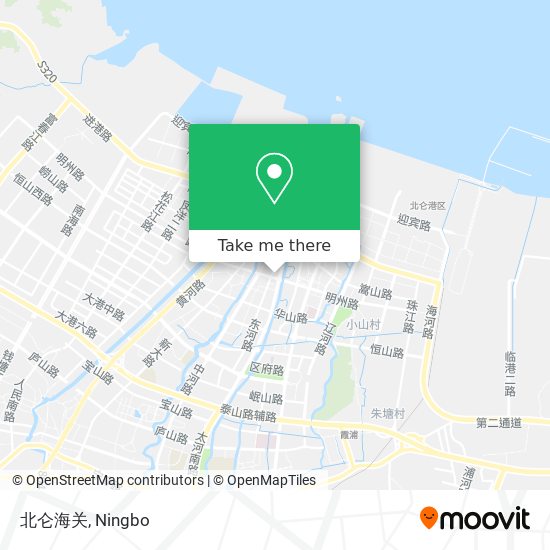 北仑海关 map