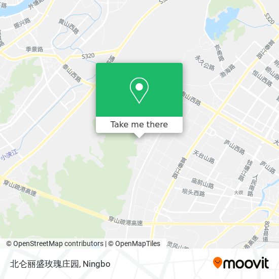 北仑丽盛玫瑰庄园 map