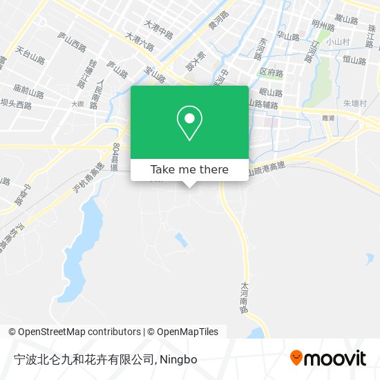 宁波北仑九和花卉有限公司 map