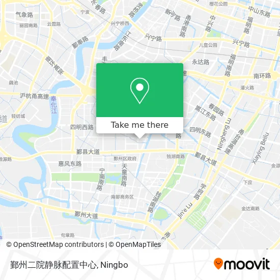 鄞州二院静脉配置中心 map