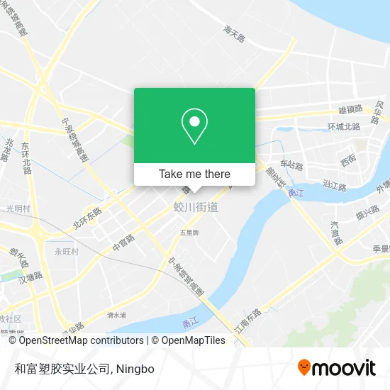 和富塑胶实业公司 map