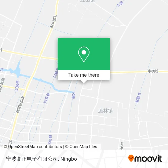 宁波高正电子有限公司 map