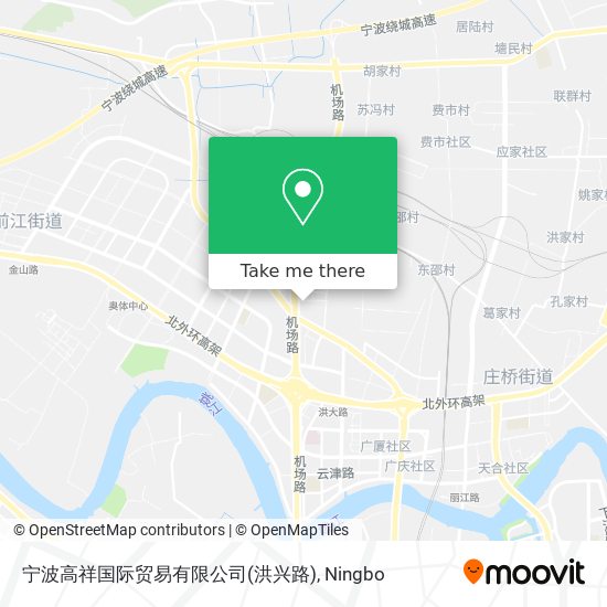 宁波高祥国际贸易有限公司(洪兴路) map